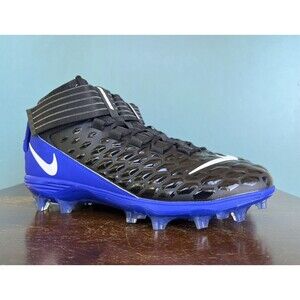 Nike Force Savage Pro 2 Black/Blue Football Cleats Men’s Size 15 BV3969-005